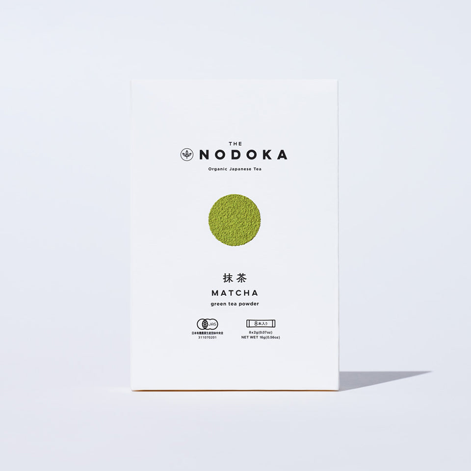 【THE NODOKA】オーガニック抹茶 スティックタイプ (8本入り)
