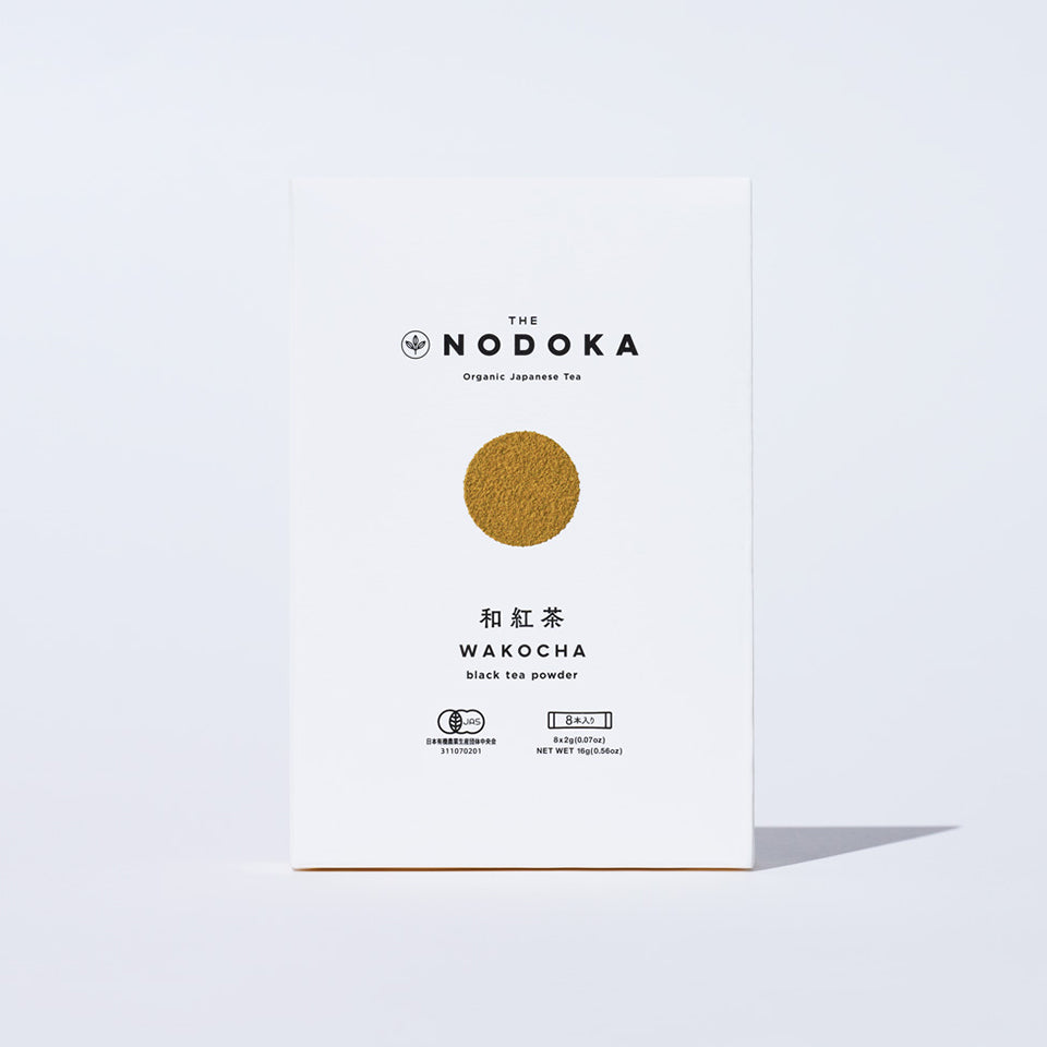 【THE NODOKA】オーガニック和紅茶パウダー　スティックタイプ（8本入り）
