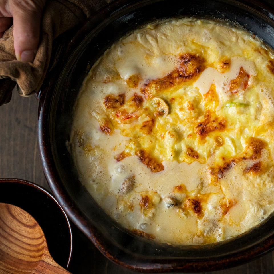 【圡楽窯】口付黒鍋