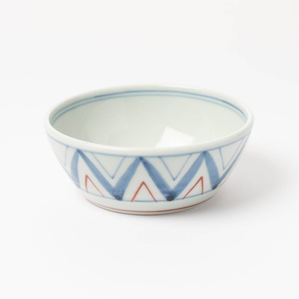 有田焼　【日本工芸会正会員　小野隆治　作　砧吹付線文　浅鉢　菓子鉢　茶道具　茶器 有田焼 【日本工芸会正会員 小野隆治 作 砧吹付線文 浅鉢 菓子鉢