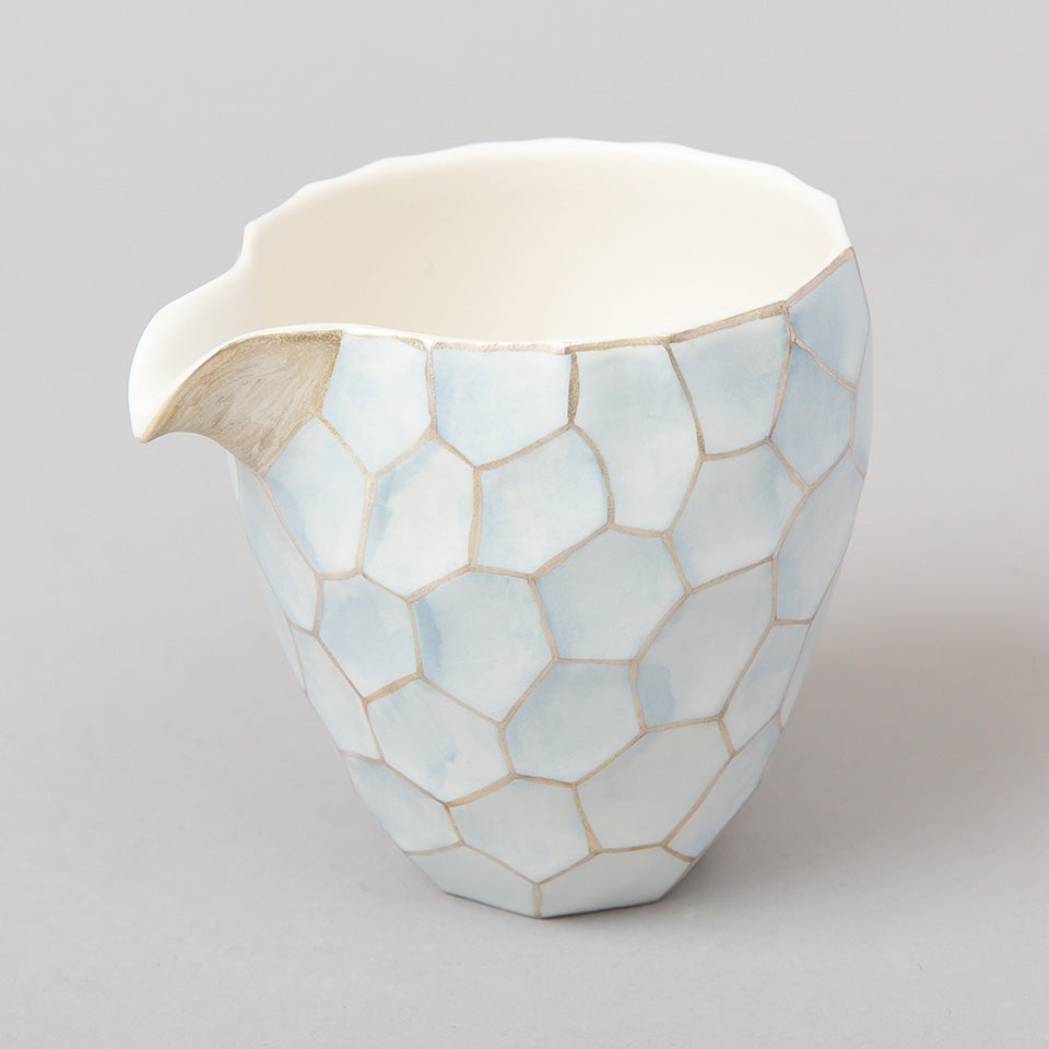 【矢田久美子】淡青彩片口