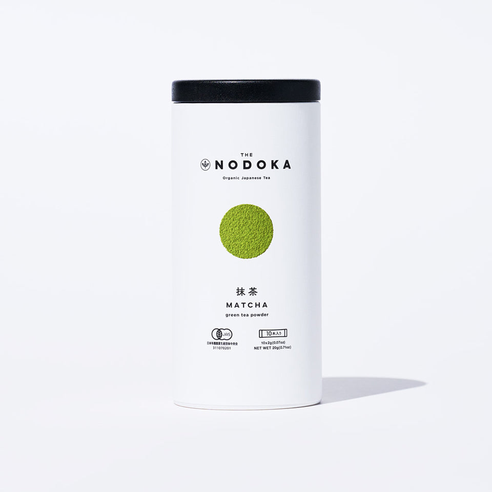 THE NODOKA オーガニック抹茶 スティックタイプ (10本入り・紙缶