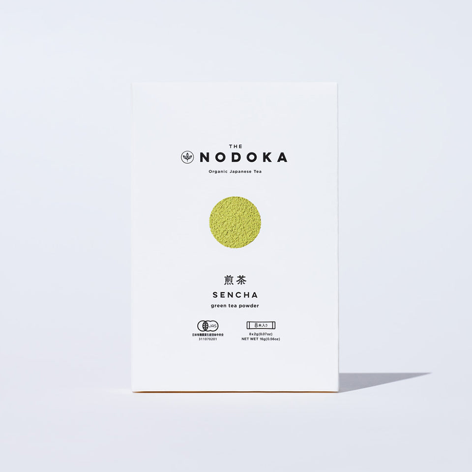 【THE NODOKA】オーガニック煎茶パウダー スティックタイプ (8本入り)