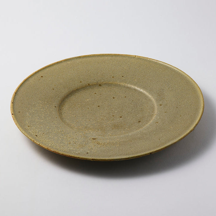 【アセビマコト】デルフト皿 草色  [19]