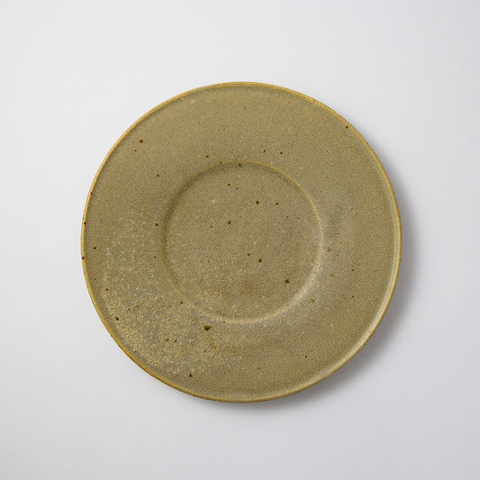 【アセビマコト】デルフト皿 草色  [19]