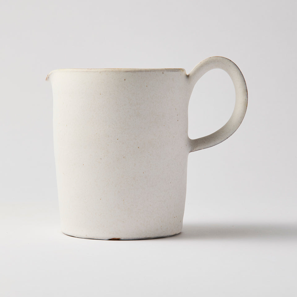 【アセビマコト】ピッチャー 白マット 450ml [53]