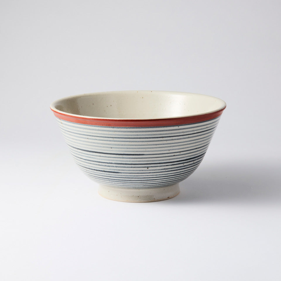 【冨本大輔】灰釉絵付深丼