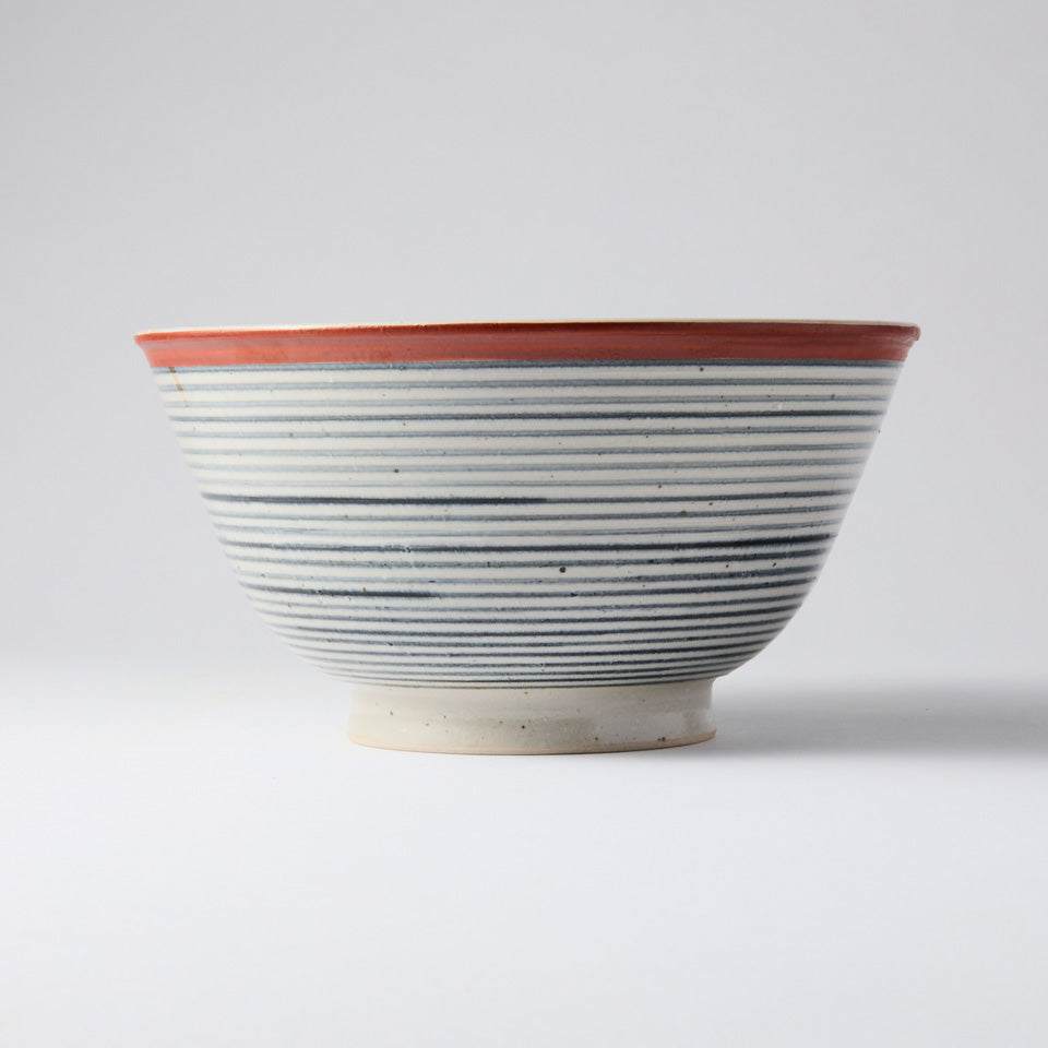 【冨本大輔】灰釉絵付深丼