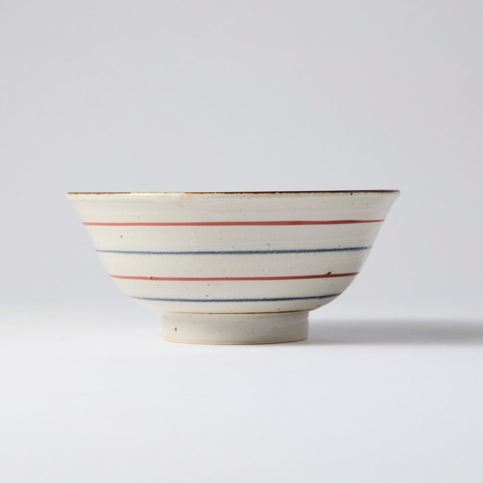 【冨本大輔】灰釉絵付飯碗 [3]