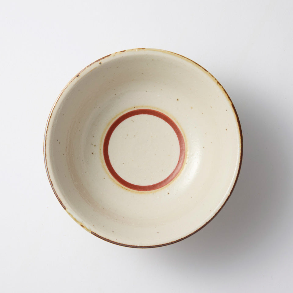 【冨本大輔】灰釉絵付飯碗 [3]