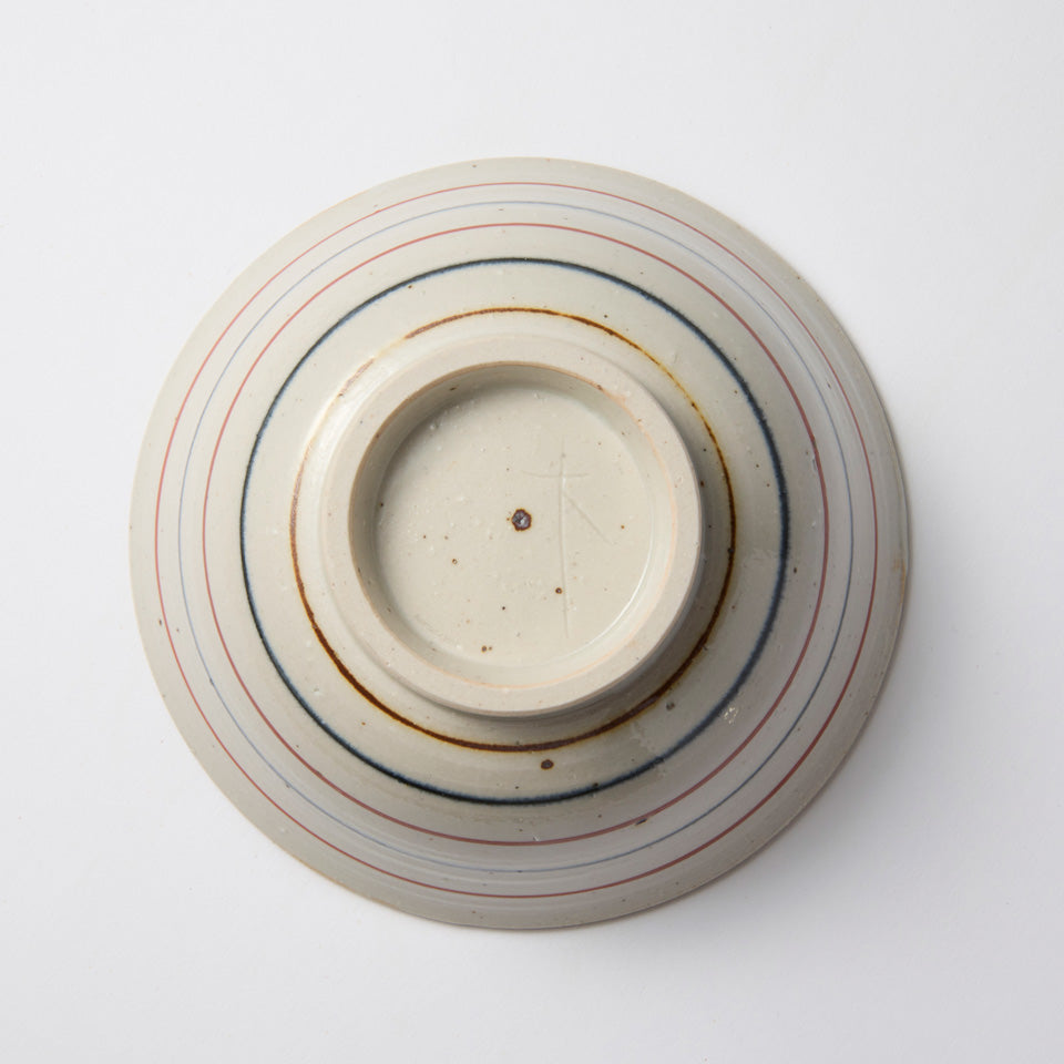 【冨本大輔】灰釉絵付飯碗 [3]