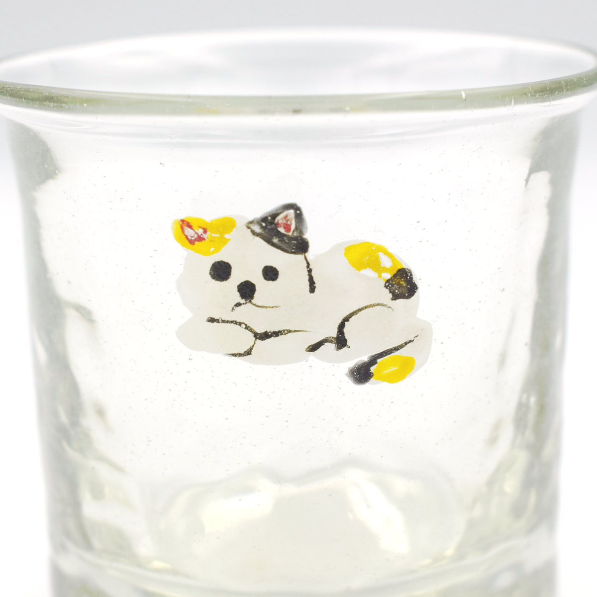 【沼田智也・前嶋洋明】猫文硝子酒杯 [37]