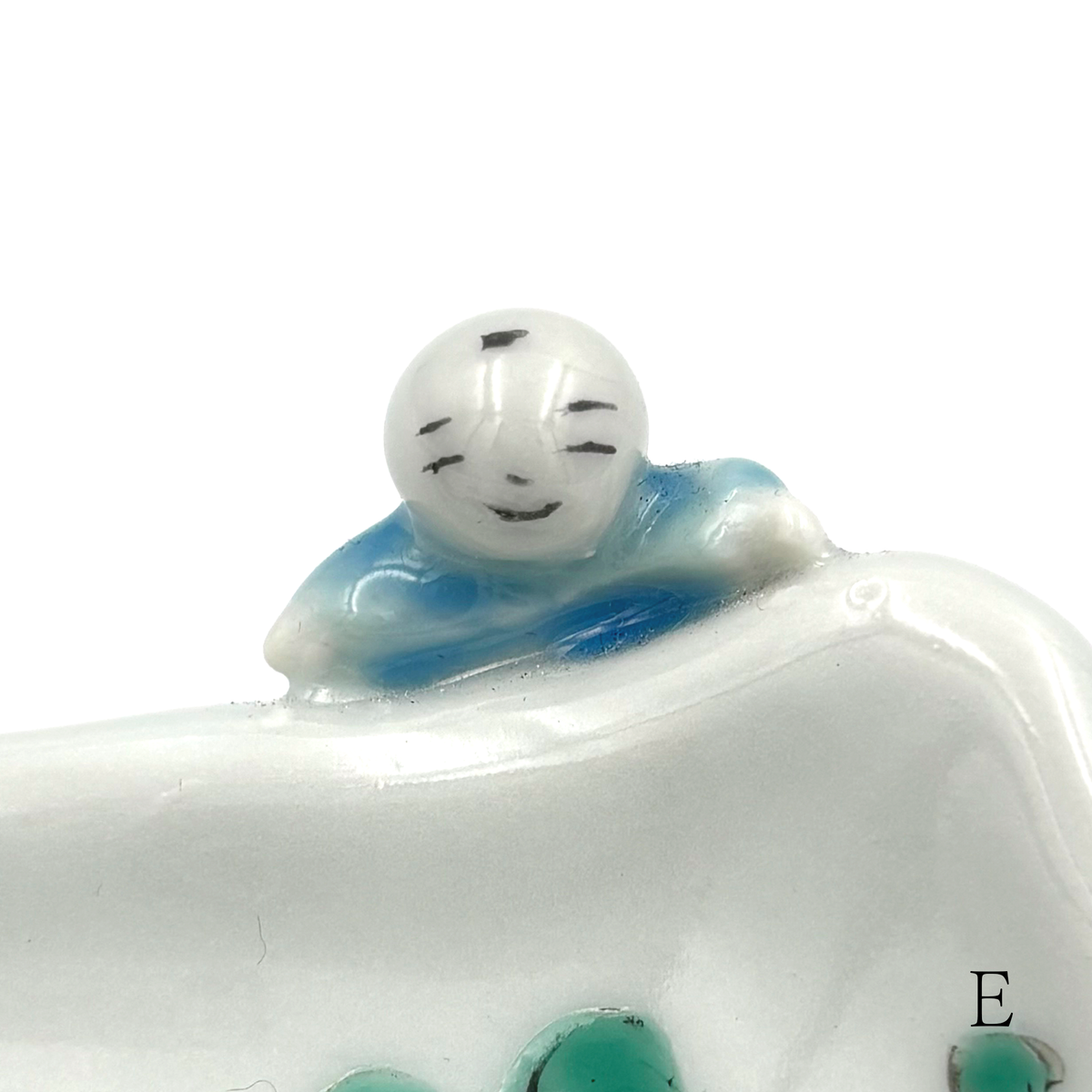 【新道工房】色絵餅食い唐子皿 (小) [3]