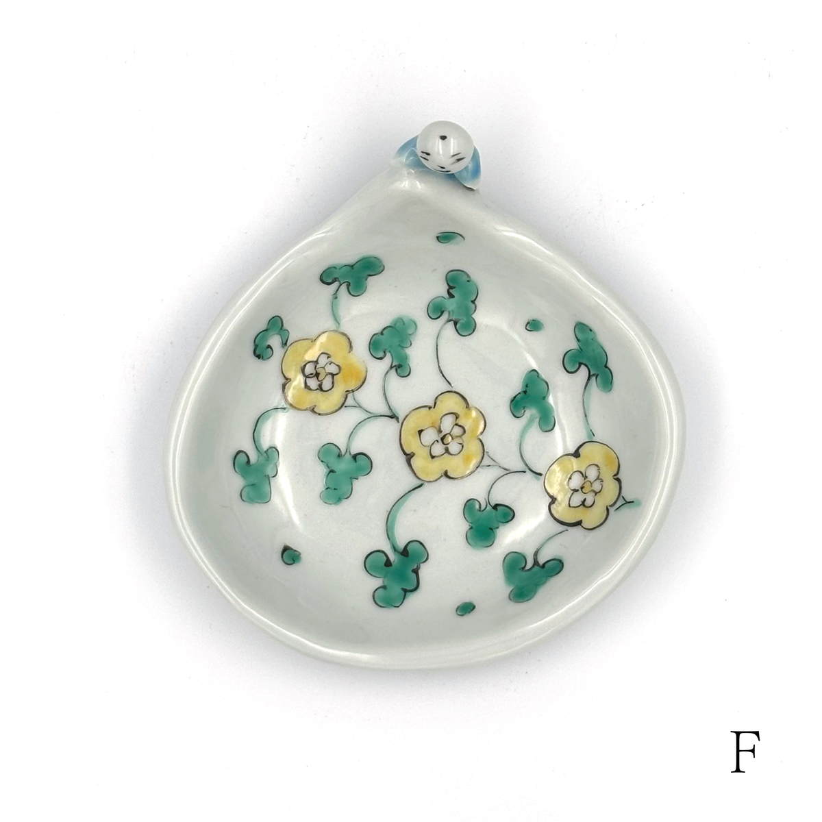 【新道工房】色絵餅食い唐子皿 (中) [4]