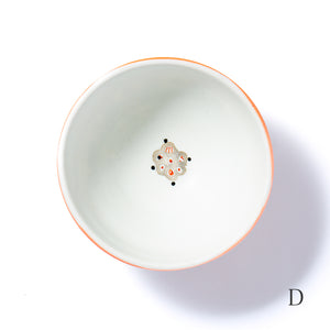 【浜坂尚子】手彫りお茶碗 [D47]