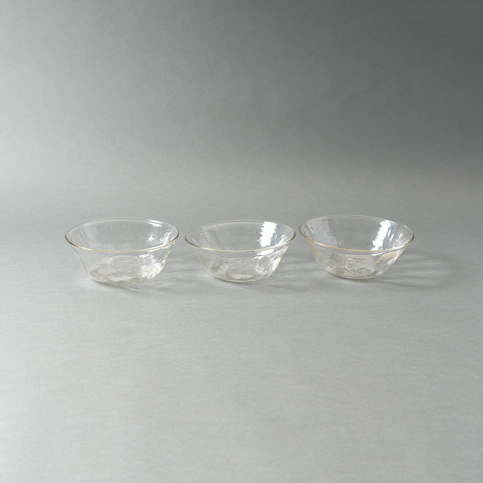 安土忠久さん　サラダ鉢　ボウル　吹きガラス 安土忠久|サラダ鉢 青巻 | Handcraft of Hida / 飛騨の手仕事