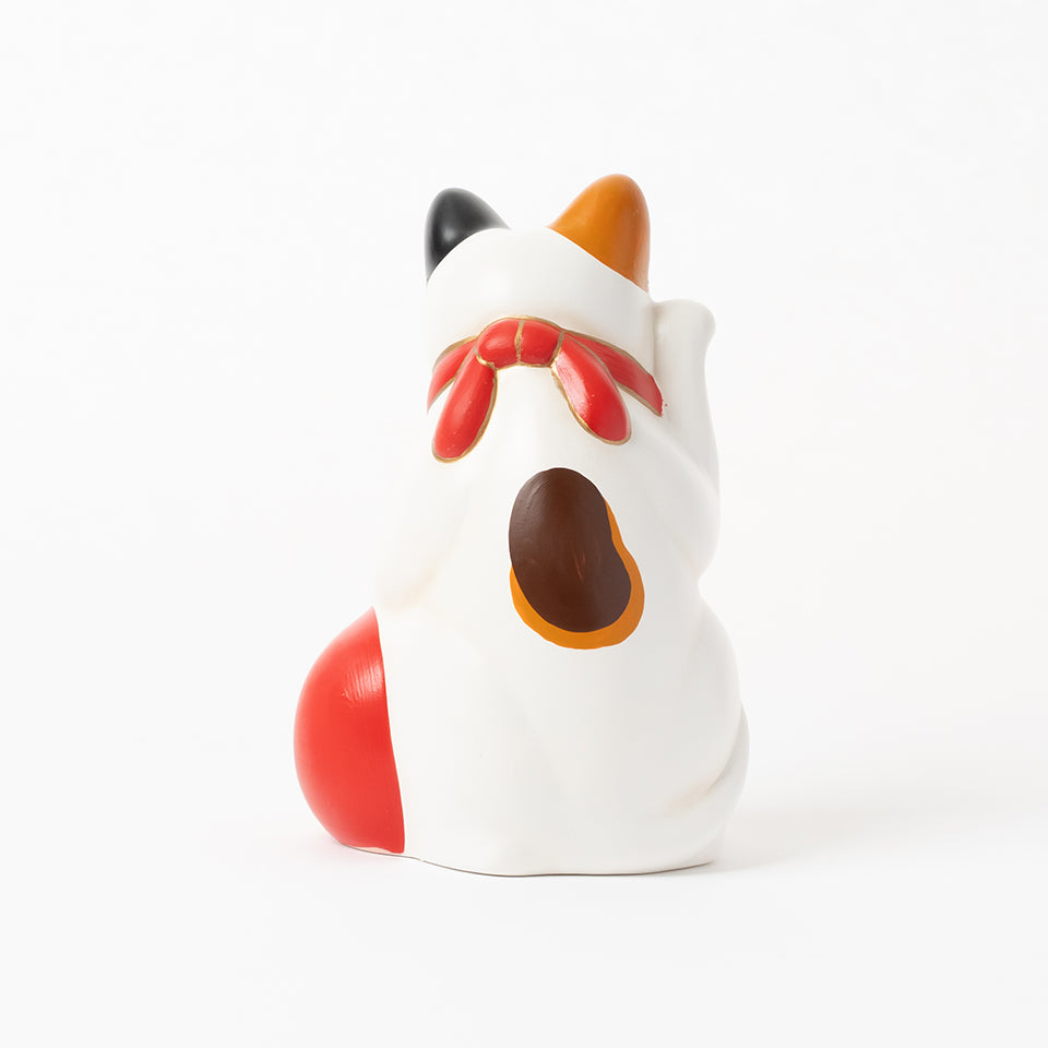 中外陶園 招き猫 鞠持ち ミケ 右手 5号 [6579]｜Discover Japan 公式