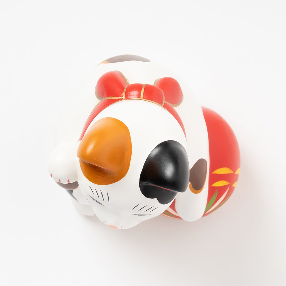 中外陶園 招き猫 鞠持ち ミケ 右手 5号 [6579]｜Discover Japan 公式