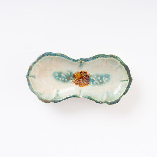 【江口智己】三彩宝相文四足向付 [5]