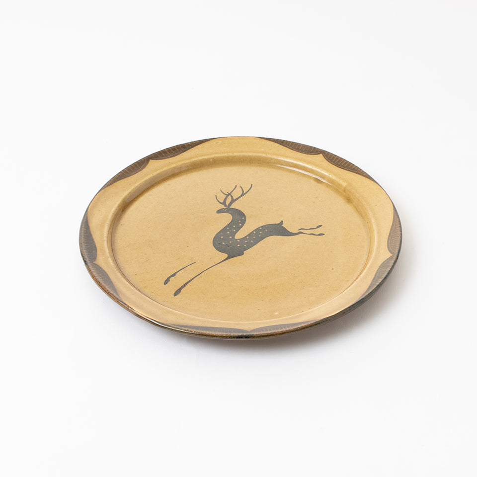 【福島晋平】鹿リム皿 [39]