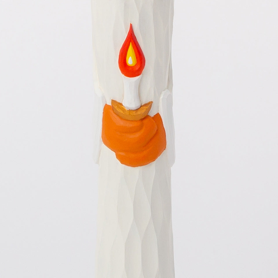 【とんがりサンタ】プレミアムキャンドル 白