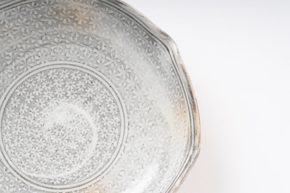 【井銅心平】三島八角向附 [2]