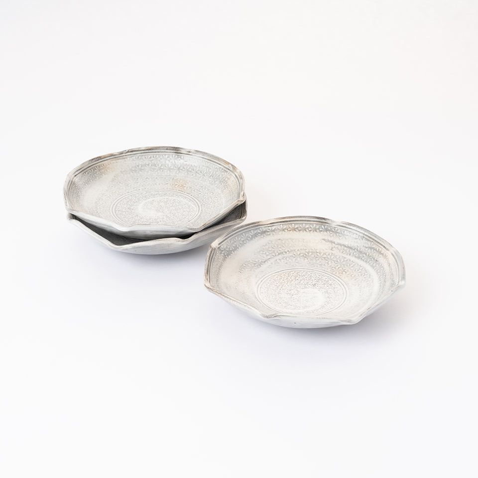 【井銅心平】三島八角向附 [2]