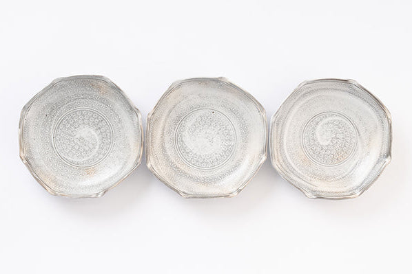 【井銅心平】三島八角向附 [2]