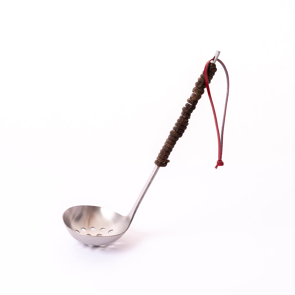 【工房アイザワ】パセリ 穴明お玉 大 アケビ巻 [9]