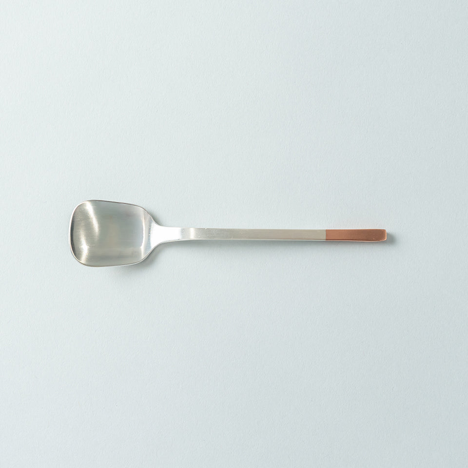 【工房アイザワ】純銅洋食器 クリームスプーン 銀仕上 [4]