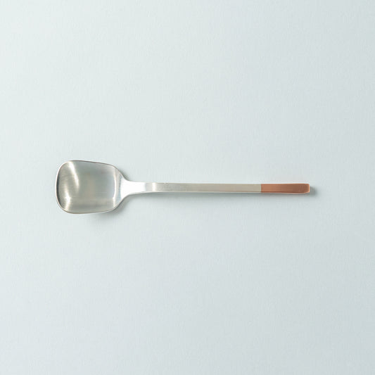 【工房アイザワ】純銅洋食器 クリームスプーン 銀仕上 [4]