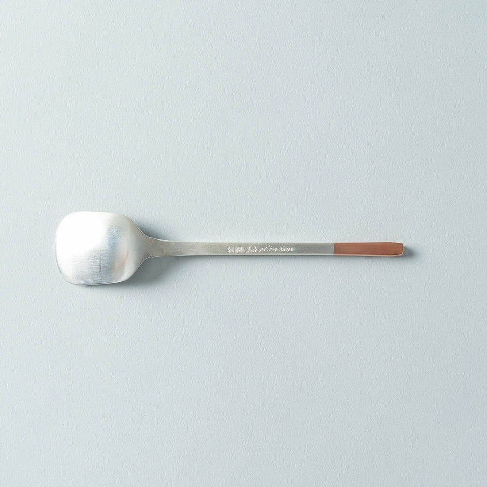 【工房アイザワ】純銅洋食器 クリームスプーン 銀仕上 [4]