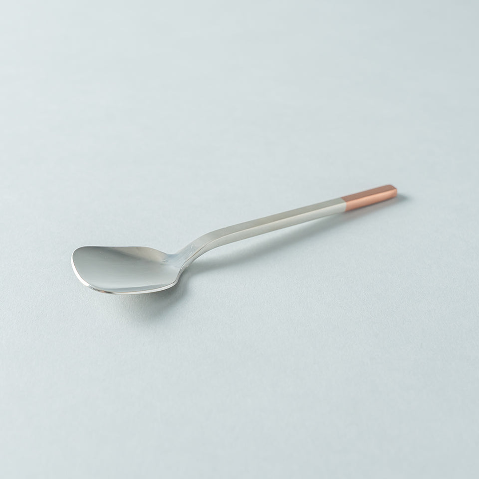 【工房アイザワ】純銅洋食器 クリームスプーン 銀仕上 [4]