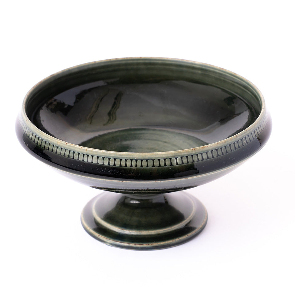 【増渕篤宥】青釉 コンポート [12]