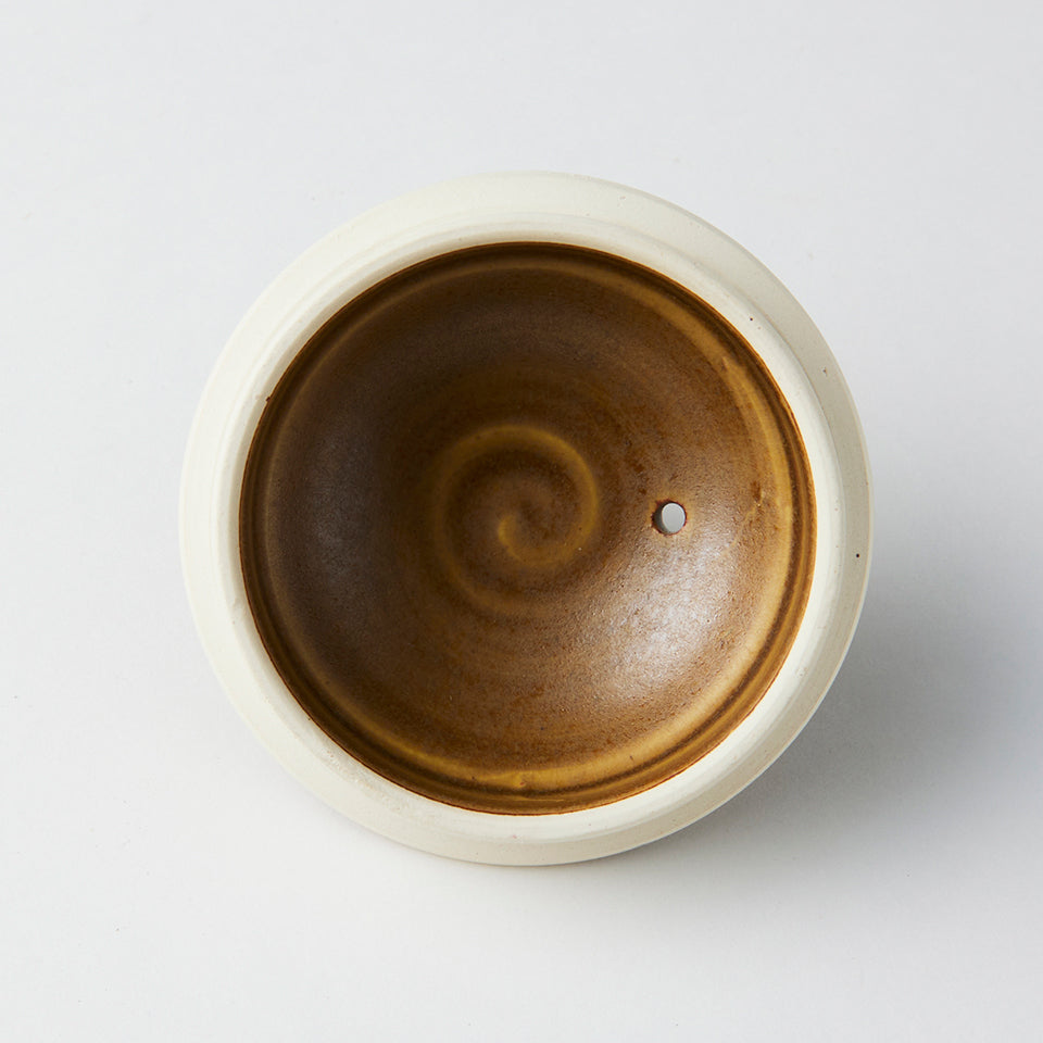 増渕篤宥 褐釉釉象嵌 ポット（480cc） [3]｜Discover Japan 公式