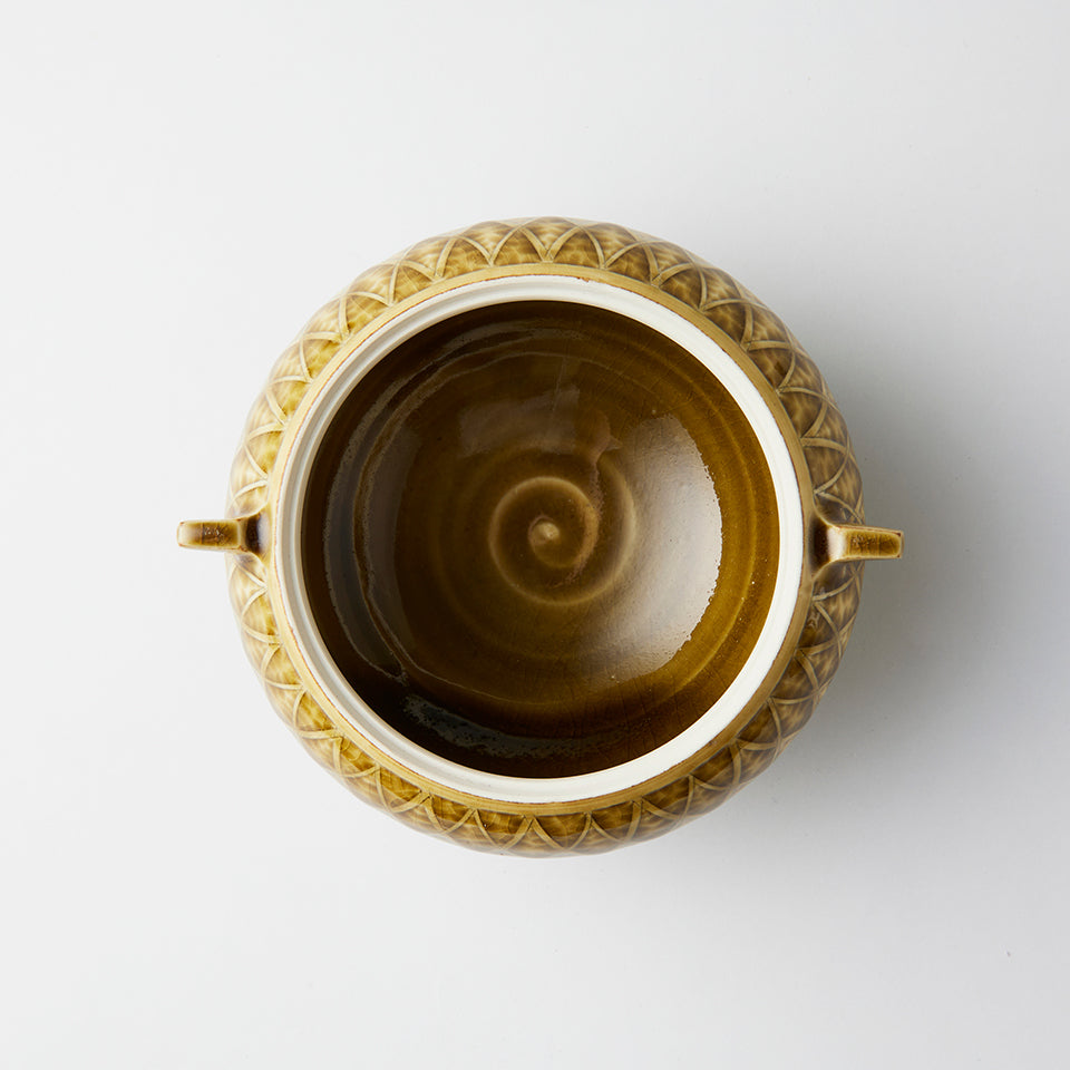 増渕篤宥 黄釉釉象嵌 香炉 [5]｜Discover Japan 公式オンラインショップ
