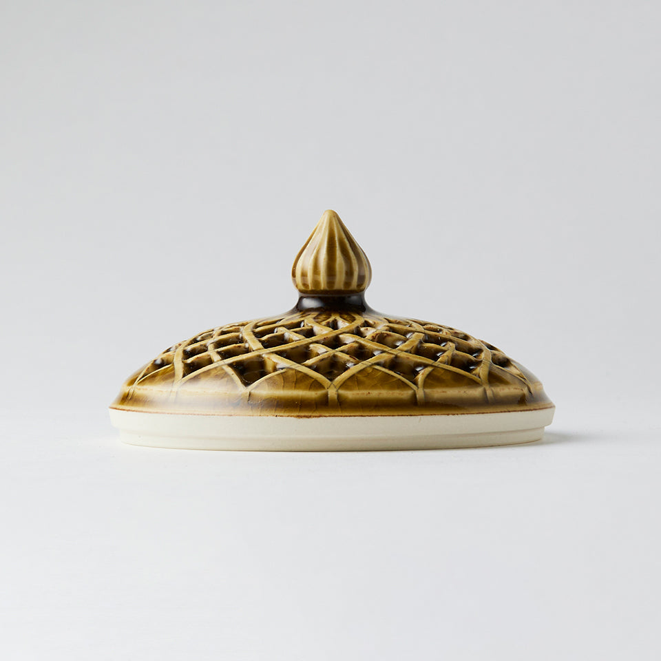 増渕篤宥 黄釉釉象嵌 香炉 [5]｜Discover Japan 公式オンラインショップ