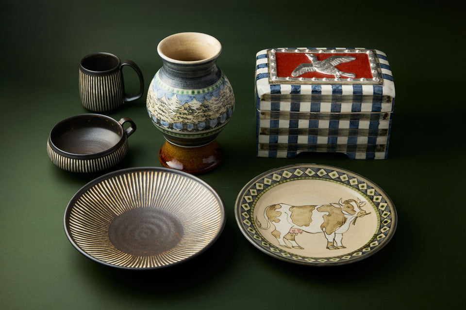 【武 二香】牛の皿 [D4]