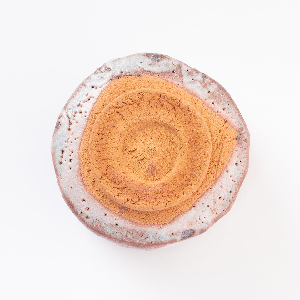 【松永 真哉】鼠志野茶碗 [8]