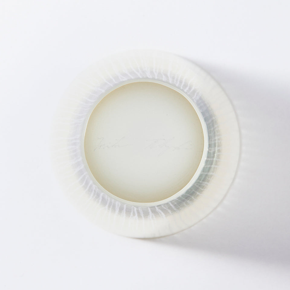 光井威善作　ガラス置物　オブジェ　花瓶 光井威善作 ガラス置物 オブジェ 花瓶 【公式通販】