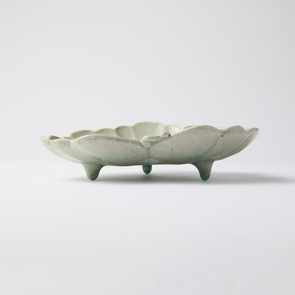 【松永 真哉】御深井葉形向付 [15]