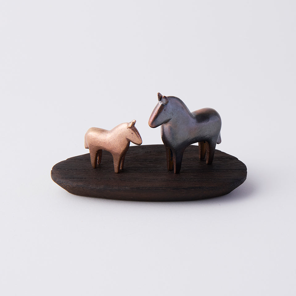 【大寺幸八郎商店】福うま大・小 楕円トレー 箱入りセット