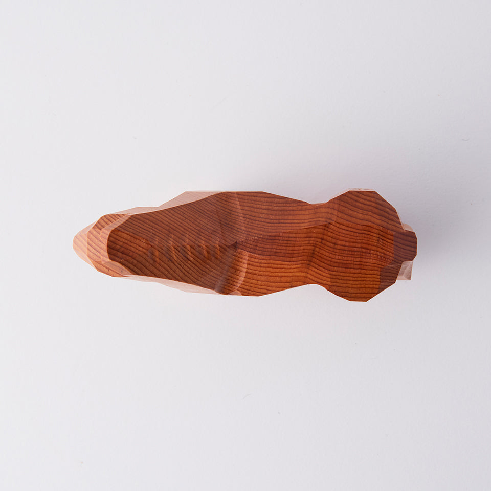 【一位一刀彫 鷲塚彫刻】午（小）