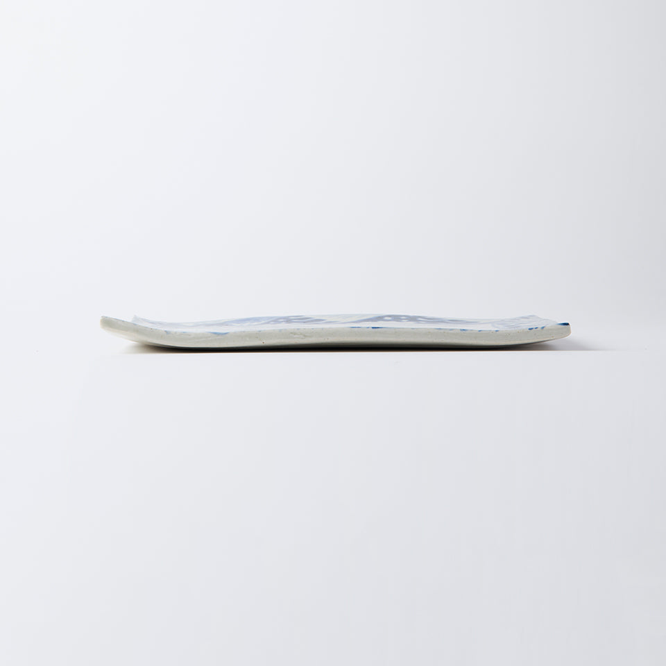 【沼田智也】波濤文板皿 [5]
