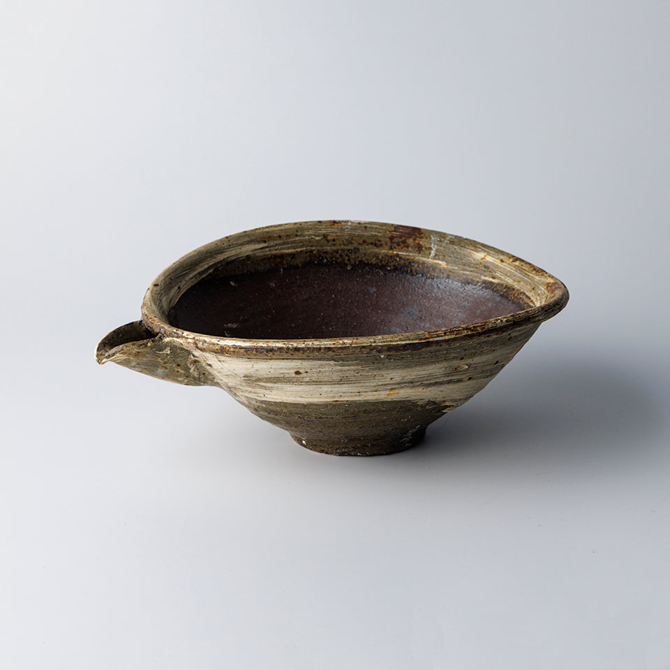 【尾形アツシ】刷毛目 大片口 [D1]