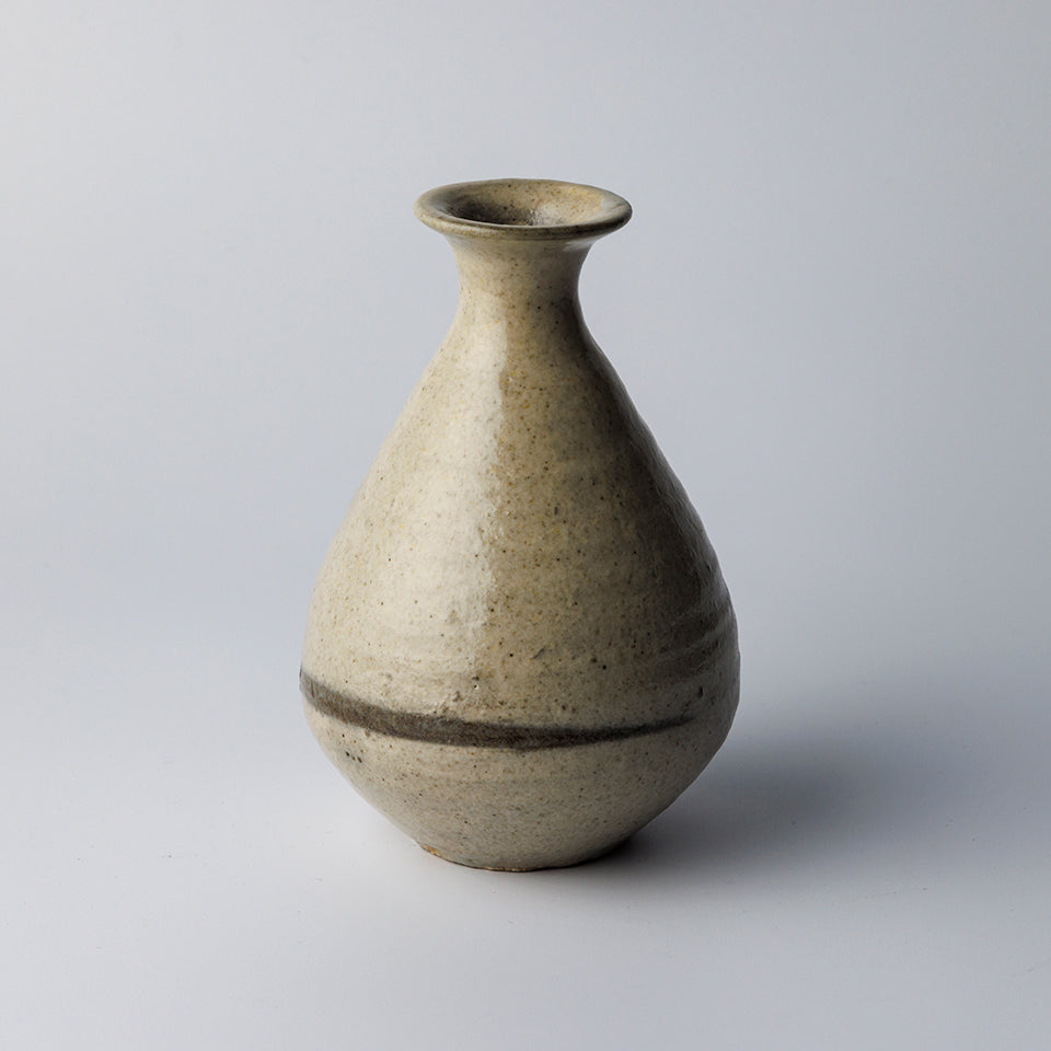 【尾形アツシ】陶石粉引 徳利 [D6]