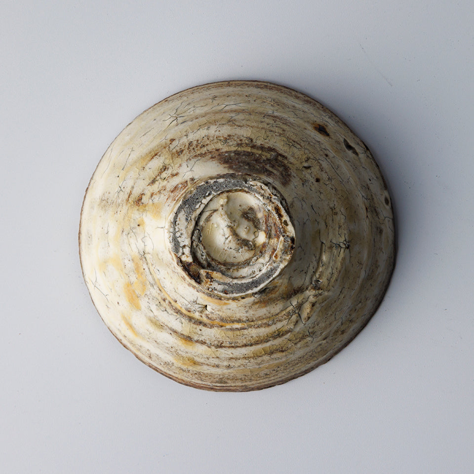 【尾形アツシ】薪粉引 ぐい呑み [D11]