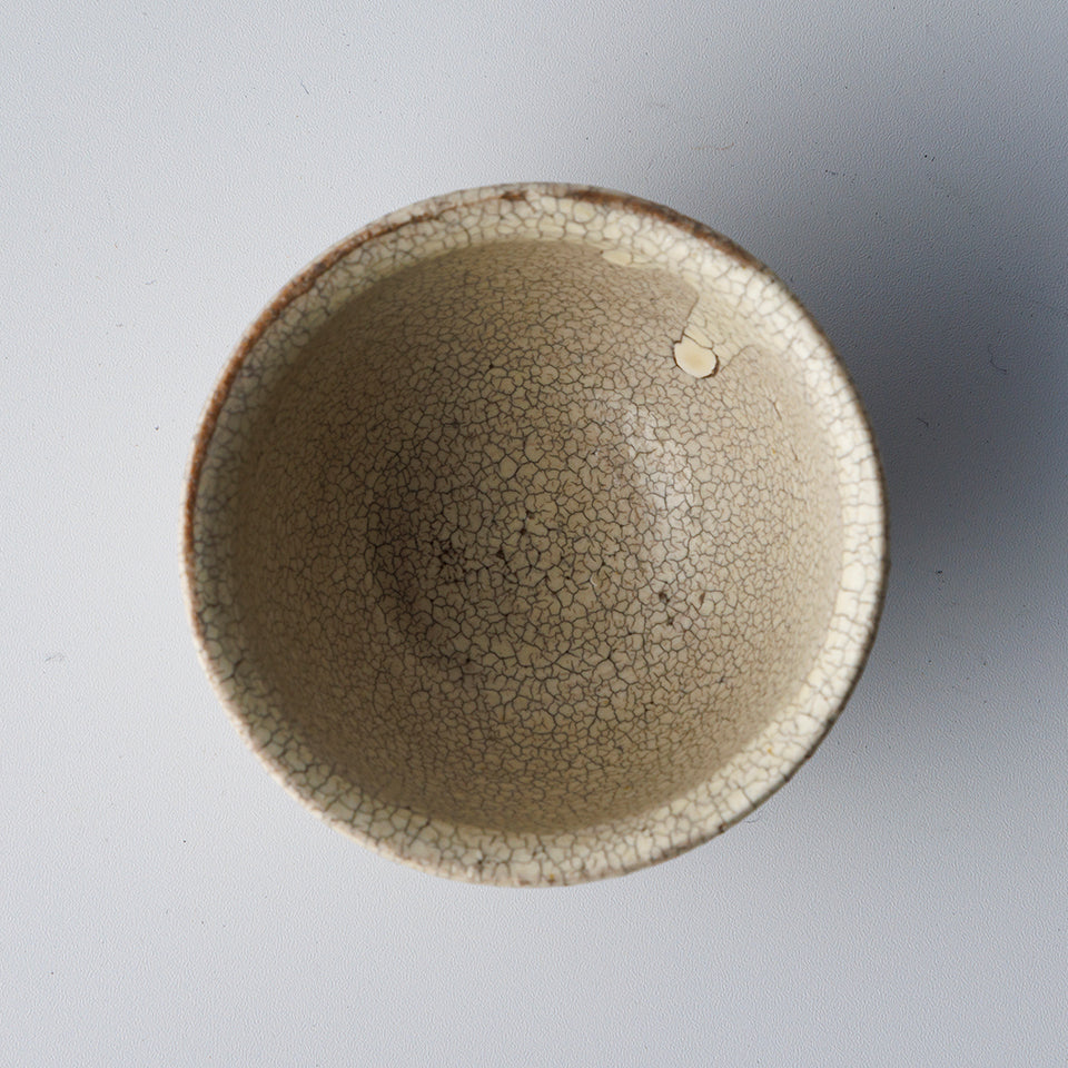 【尾形アツシ】ヒビ手 小盃（茶盃） [D12]