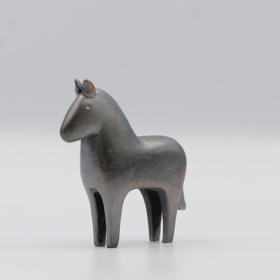 【大寺幸八郎商店】ミニ干支 福うま（茶）大 [10]