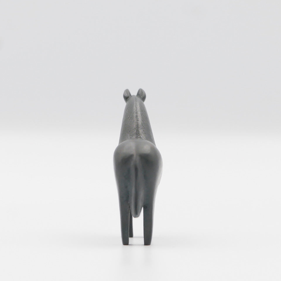 【大寺幸八郎商店】ミニ干支 福うま（黒）大 [10]